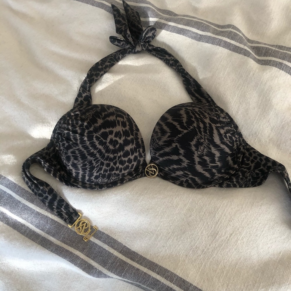 Victoria's Secret bombshell  Animal Print Bikini Top